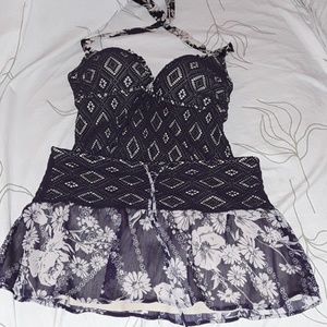 Purple Becca by Rebecca Virtue tank & skirt bath